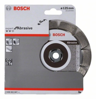 Алмазный отрезной круг Expert for Abrasive 125 x 22,23 x 1,6 x 10 mm 2608602607
